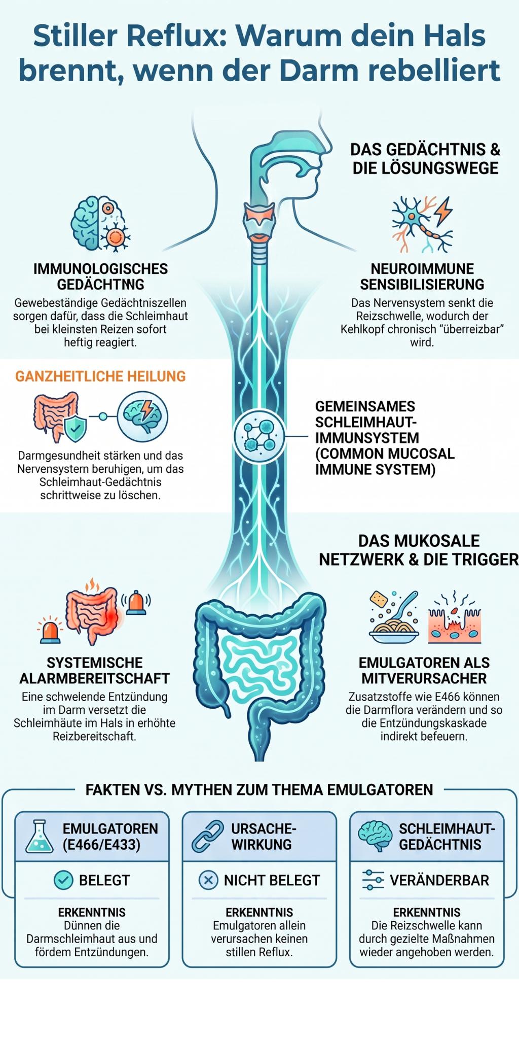 Emulgatoren und der Stille Reflux? Emulgatoren+Stiller Reflux